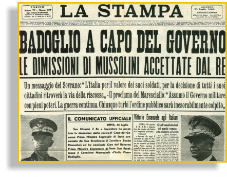 08 septiembre 1943 -El Armisticio en Italia